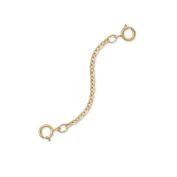 14/20 Gold Filled 2 Safety Chain  (Set of 2)
