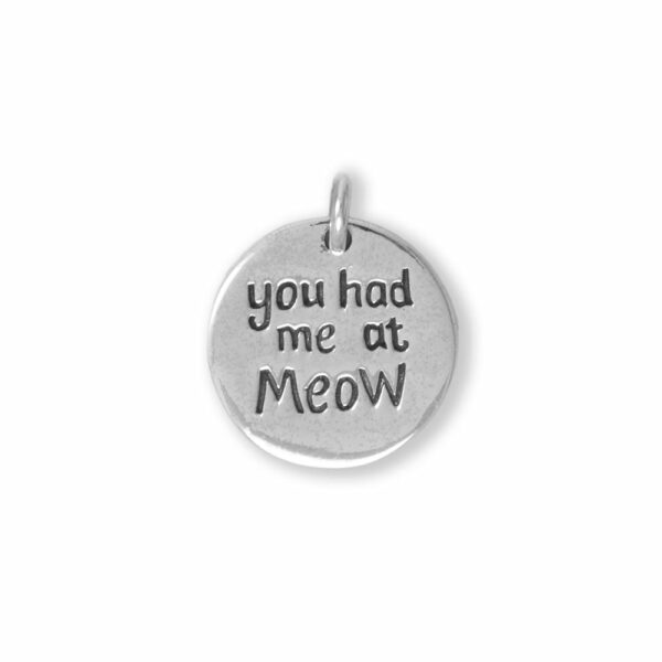 You had me at Meow Cat Lover Pendant