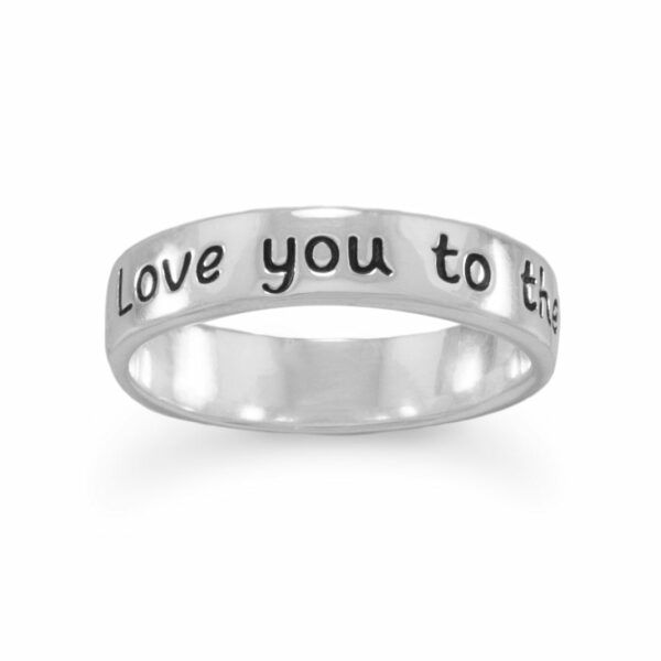 Love you to the moon and back Ring